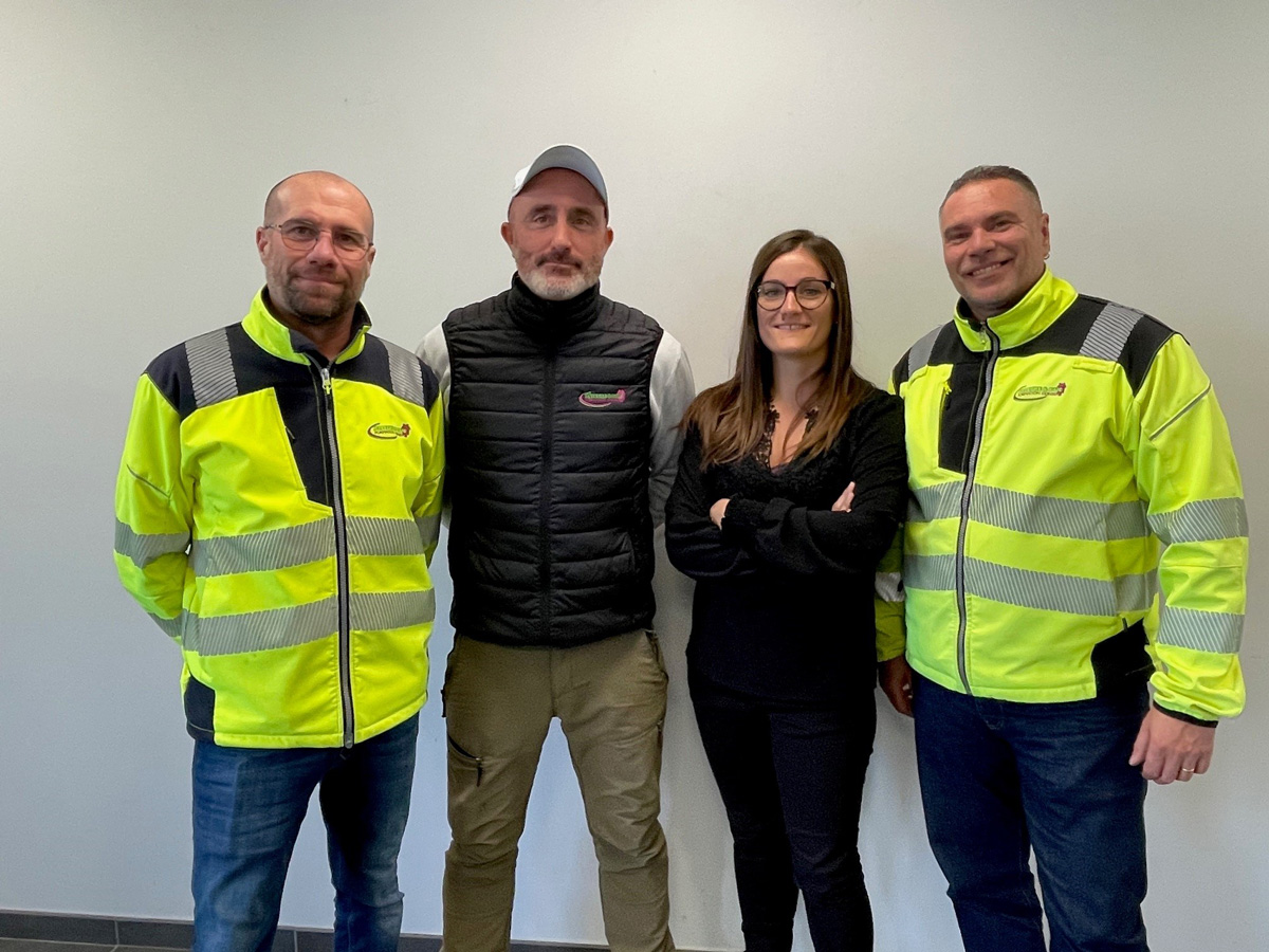 De gauche à droite : José AGUILAR, Nicolas BERTRAND, Manon BARAL, Luc MARLENC.